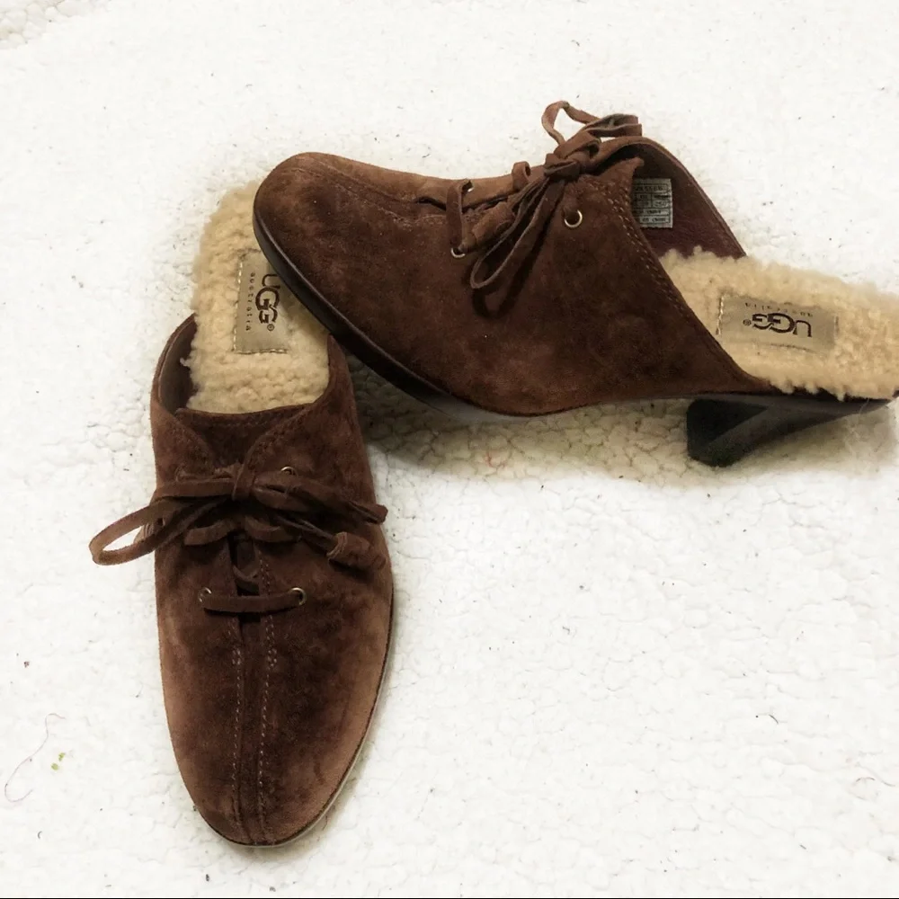 UGG browm women’s Platforms‎ shoes Sz 8